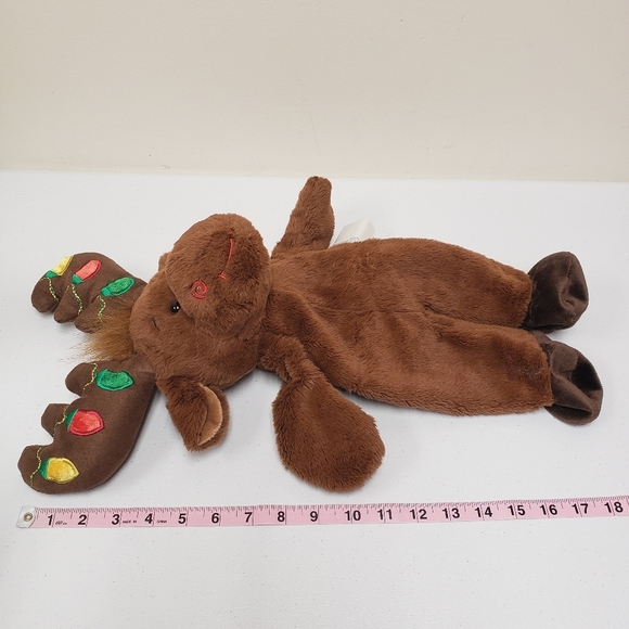 Build a Bear 18" Brown Christmas Moose Unstuffed Light Up Antlers Holiday Plush - Picture 12 of 13